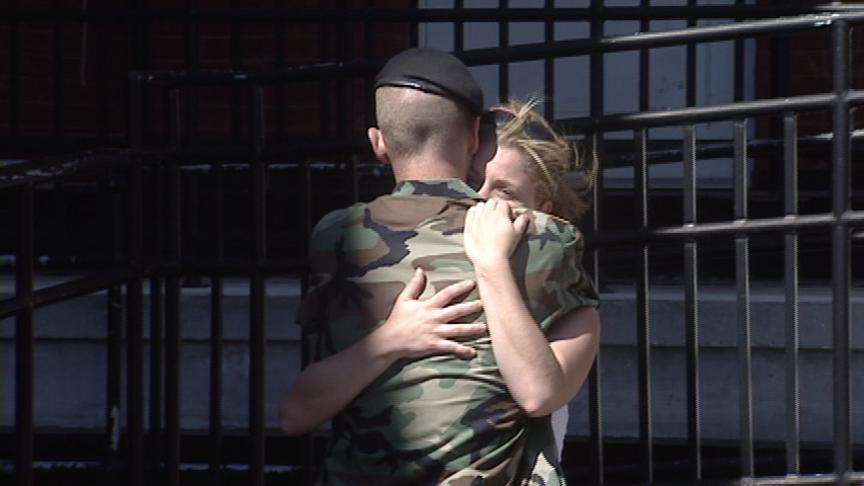 Soldiers Leave for Operation Iraqi Freedom