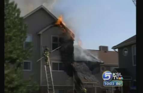 Three-Alarm Fire Damages West Jordan Apartment Complex
