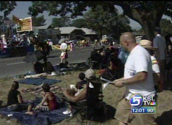 Search Volunteers Target Parade Route