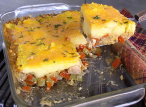 What's Cookin': Corn Bread Chicken Casserole 