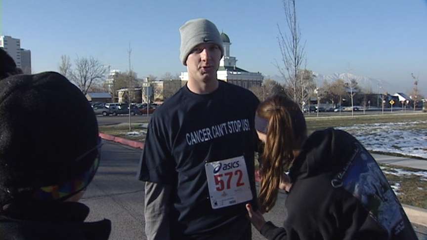 Running team of cancer patients inspires others