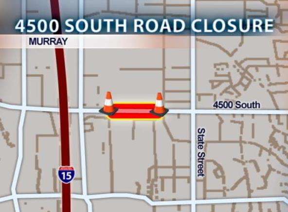 Popular Stretch of 4500 South will be Closed for Two Months