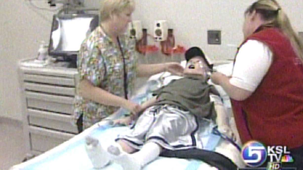 Lifelike Mannequin Being Used to Train Medical Teams