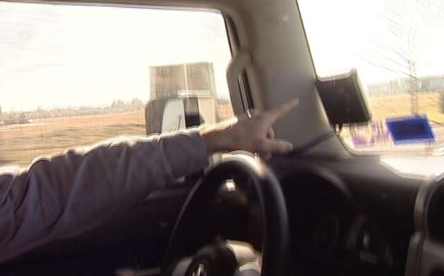 The Tiwi is mounted to the windshield of a vehicle and is similar to a GPS.