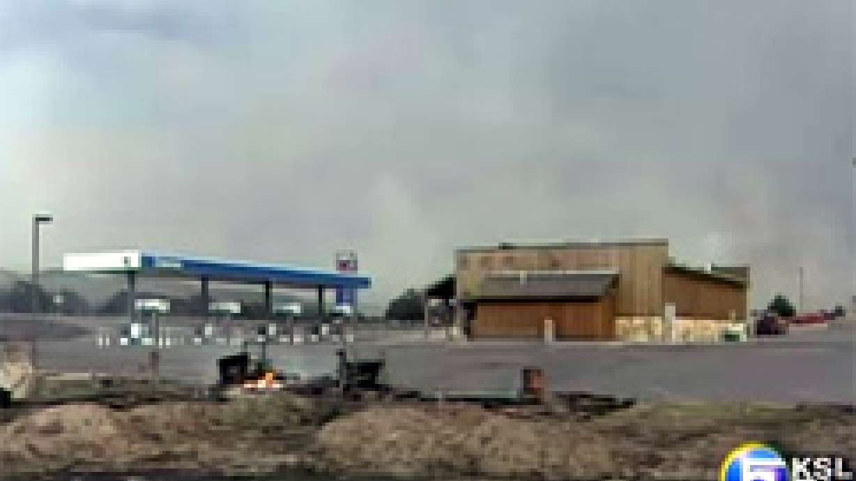 Cove Fort Residents Escaped Fire Just in Time