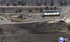 Cove Fort Residents Escaped Fire Just in Time