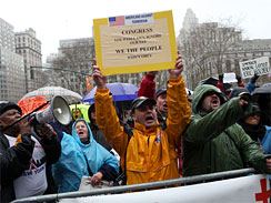 A rare Sunday appearance on Capitol Hill
