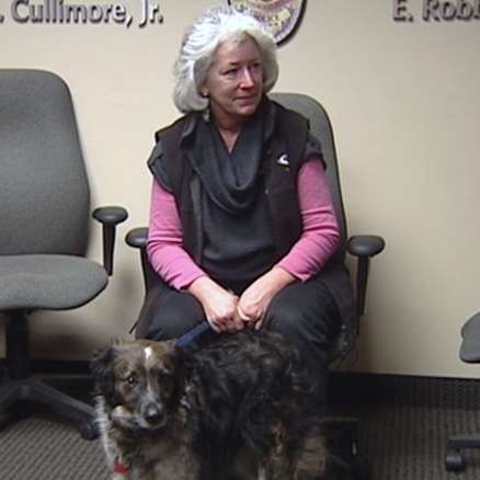 Millie's owner, Sue Garr, says she's happy she will have her entire family home for Christmas now.