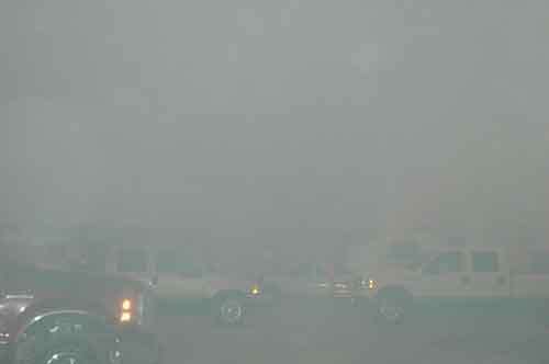 Courtesy Dave Smith. Picture taken at Cove Fort. He and his wife were evacuated Friday night and Saturday afternoon.