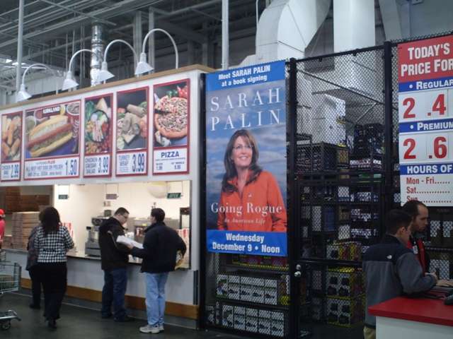 Costco expects Palin fans to camp out overnight