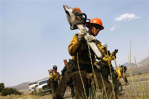 Weather a Concern for Firefighters Battling Central Utah Blaze