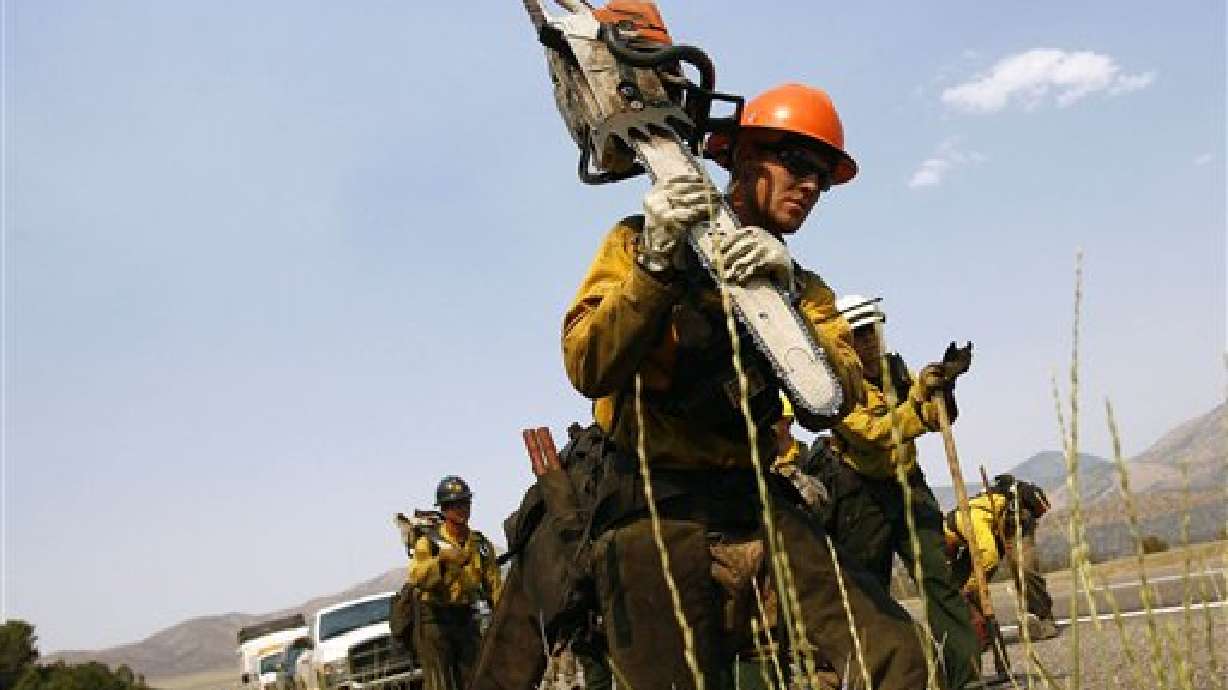 Weather a Concern for Firefighters Battling Central Utah Blaze