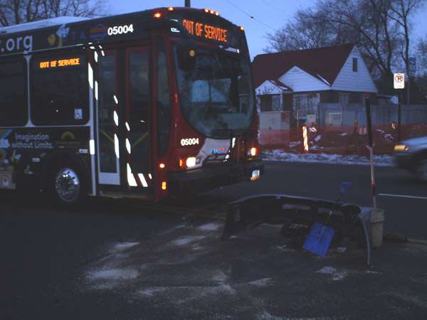 Suspected drunk driver hits UTA bus