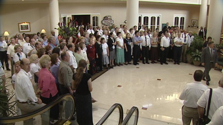 Tabernacle Choir Holds "Concert for One"