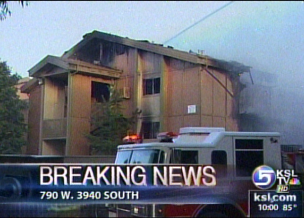 Fire Destroys West Valley City Apartments