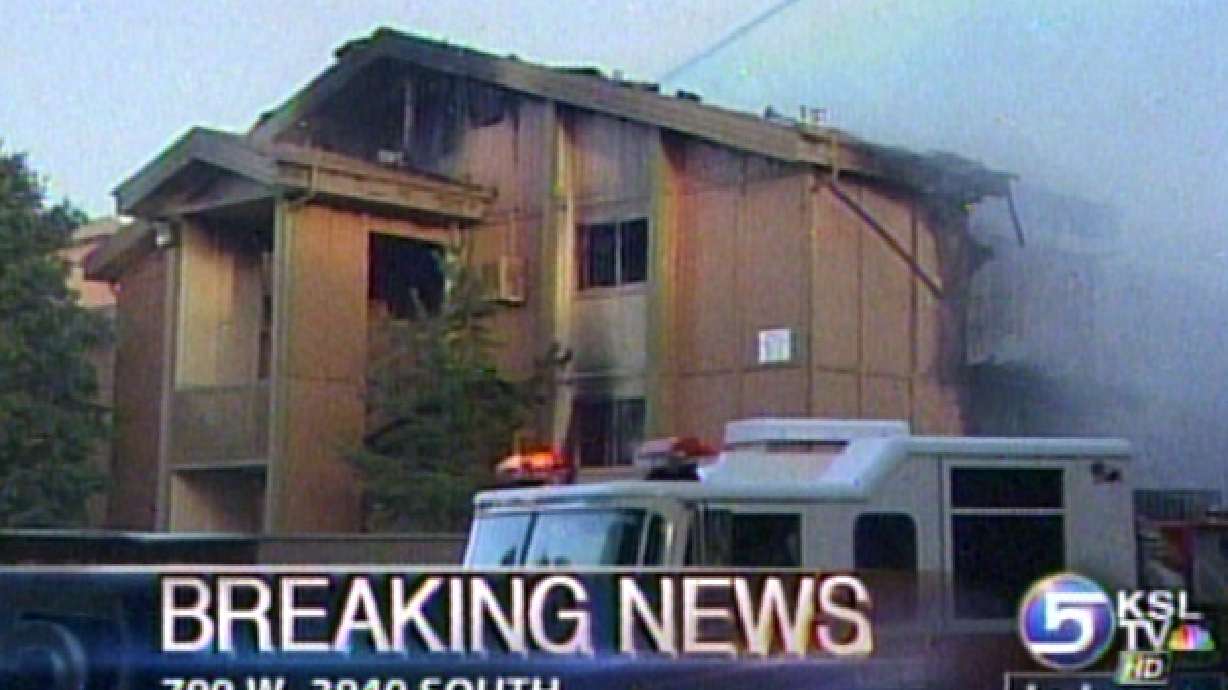 Fire Destroys West Valley City Apartments