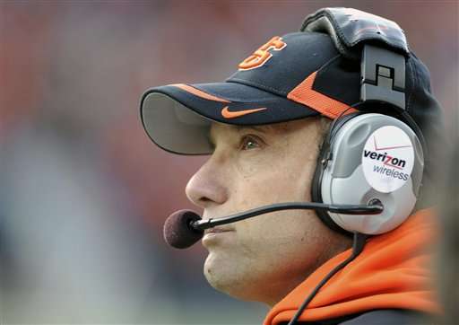 Oregon State Head Coach Mike Riley. (AP Photo/Greg Wahl-Stephens, File)