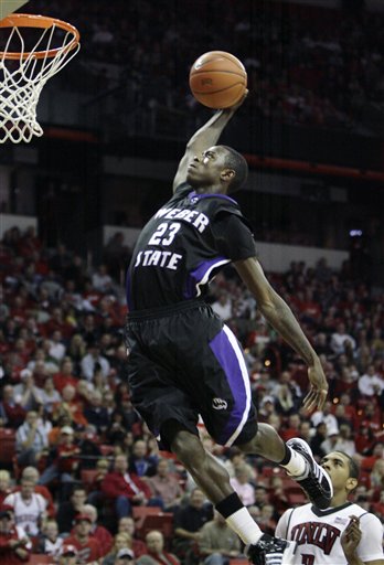 Weber State's Franklin Session (AP Photo/Laura Rauch)