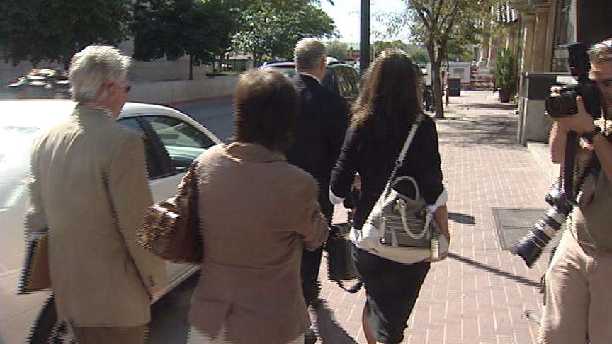 Jeanne and Jericca Redd walking into court on Sept. 16 to learn their sentences.