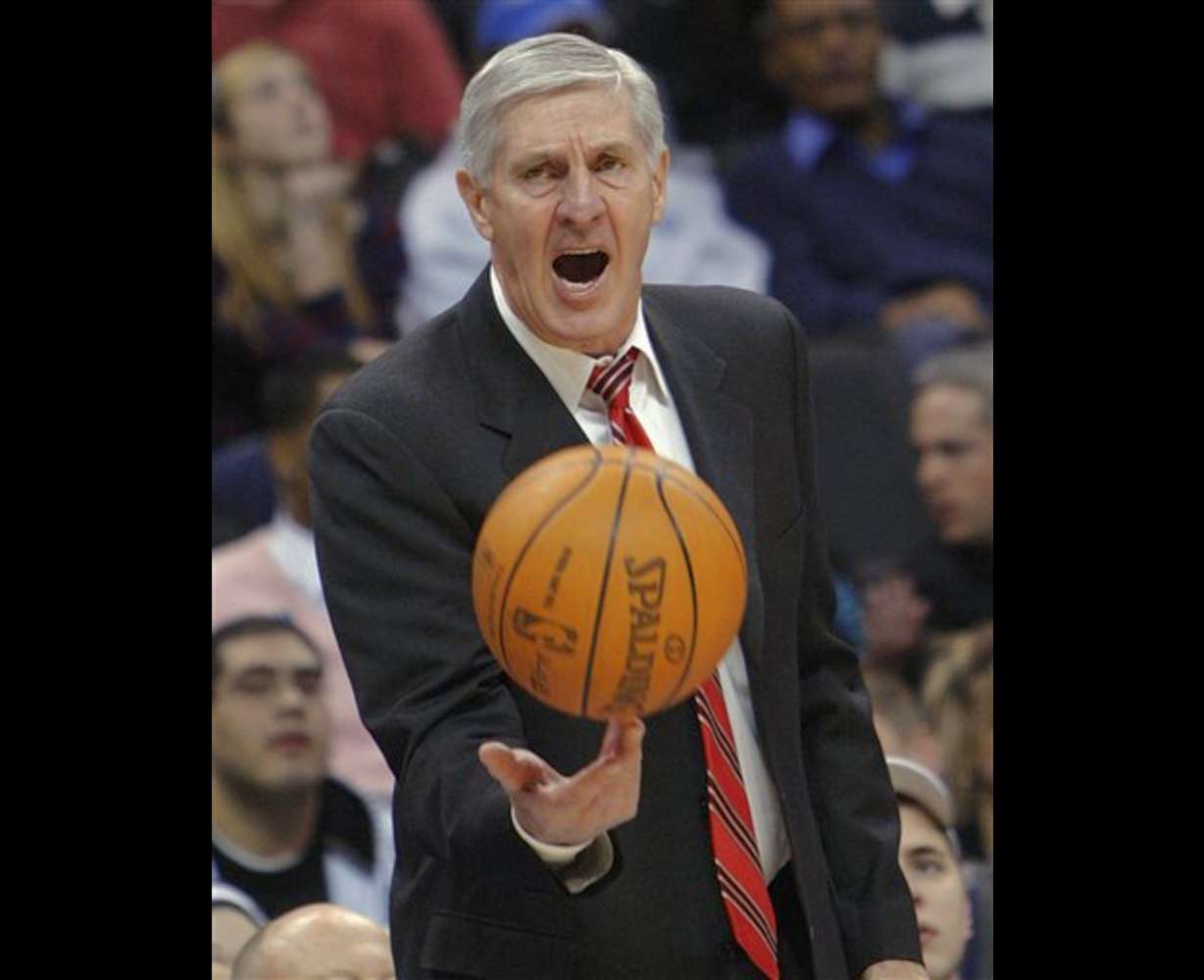 Former Utah Jazz head coach Jerry Sloan