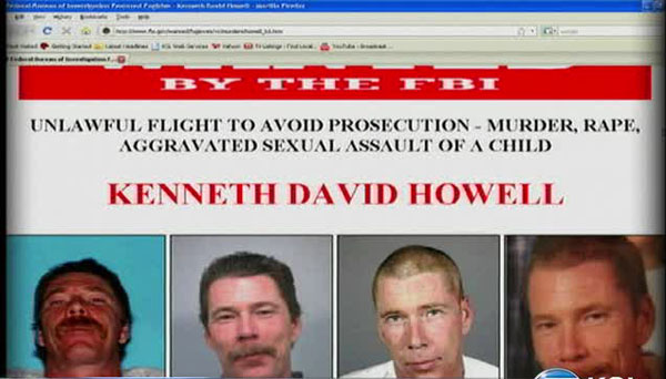 FBI Most Wanted: Kenneth Howell: CLICK HERE to view.