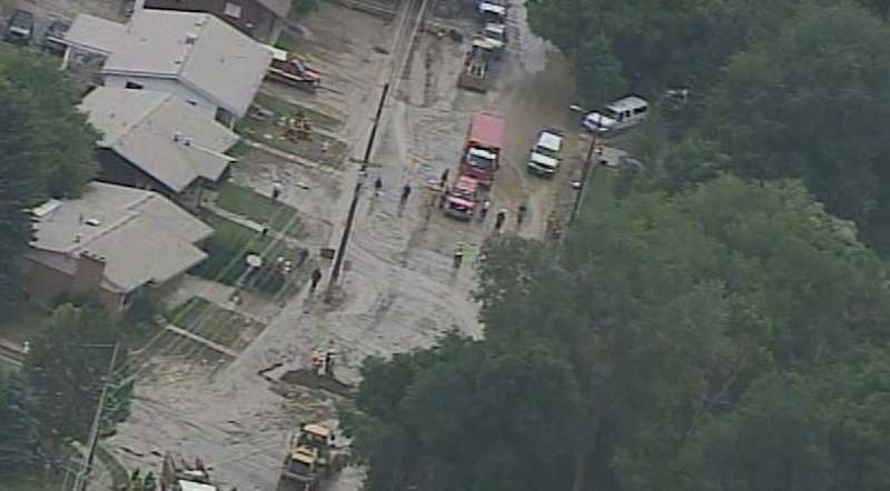 The Logan Northern Canal ruptured around noon July 11, sending water and mud rushing into a nearby neighborhood.