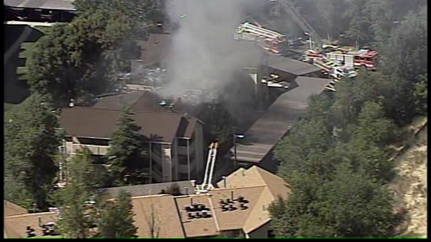 Two Alarm Apartment Fire in Cottonwood Heights