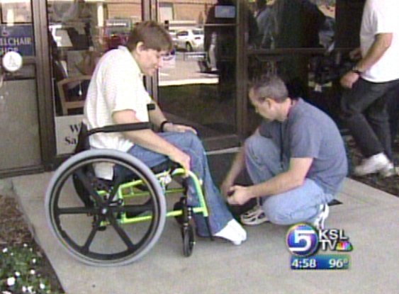 Man Given New Wheelchair