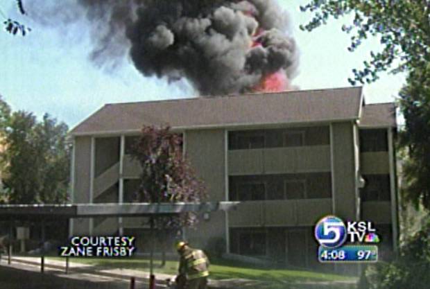 Residents Return to Burned Out Condos