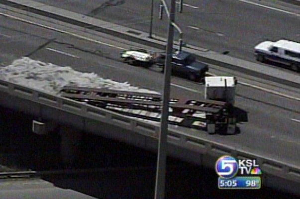 Semi-Truck Jack-knifed on I-15