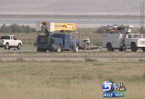 Plane Makes Belly Landing in Tooele