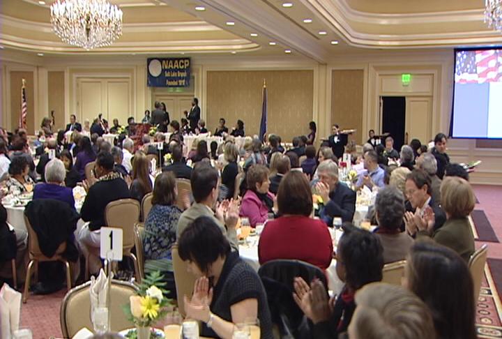 The Utah chapter of the NAACP held its annual luncheon Monday to honor Dr. Martin Luther King Jr.