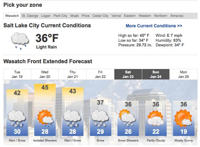 SNEAK PEEK: New ksl.com weather page