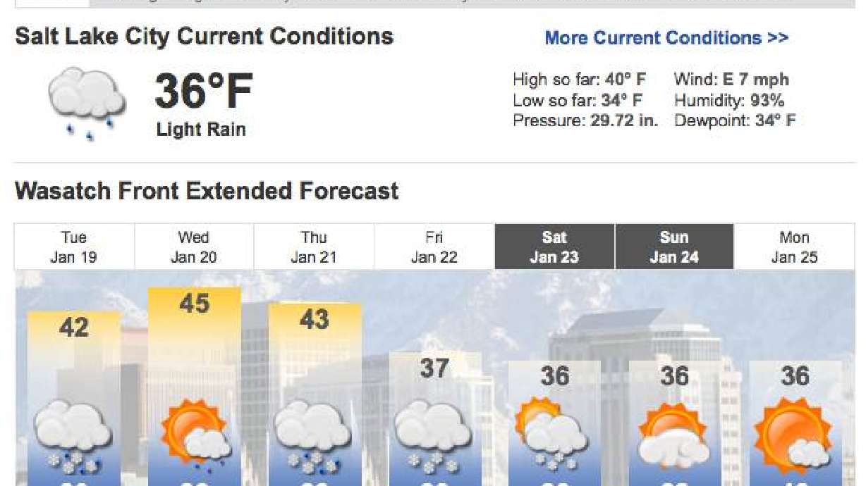 SNEAK PEEK: New ksl.com weather page