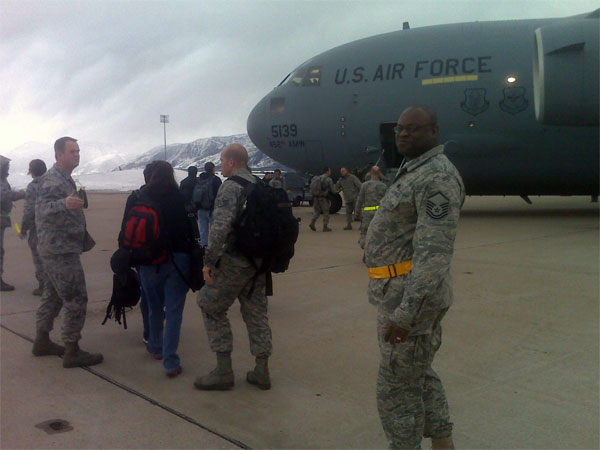 Utah reservists en route to Haiti