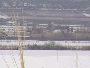 A view of the site of the LDS temple to be built in Payson.