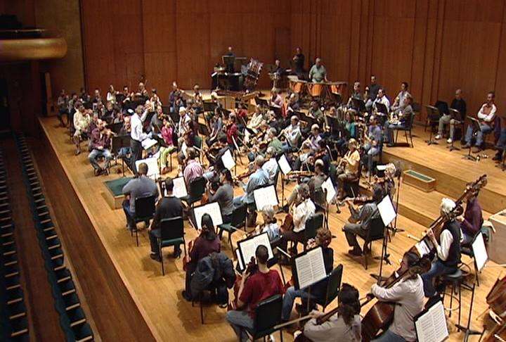 Members of the Utah Symphony rehearse with Thierry Fischer Wednesday morning