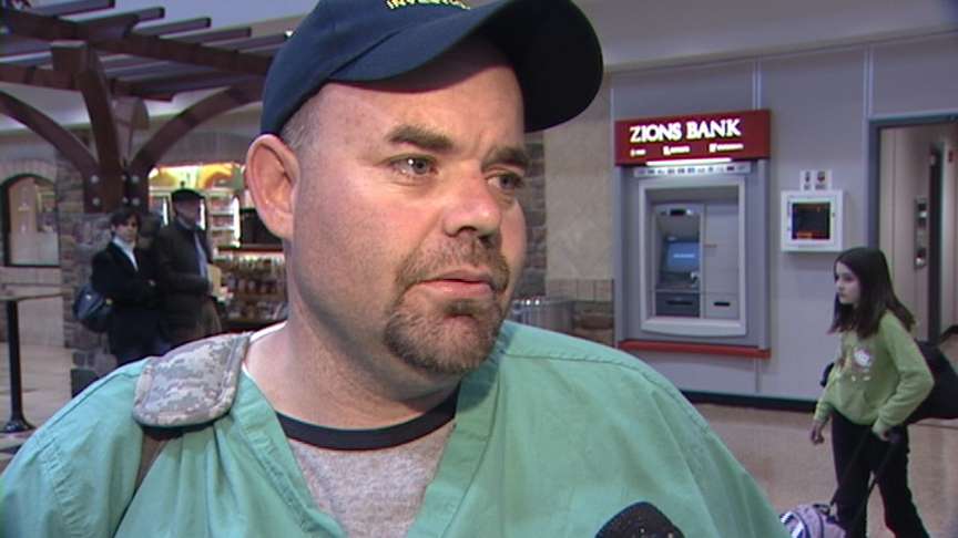 Volunteer Jason Taylor spent two days in Haiti with the Utah Hospital Task force.