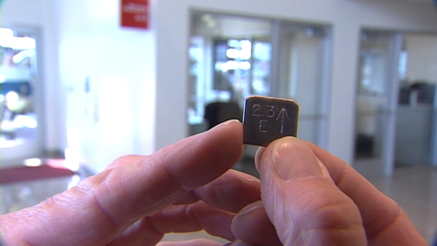 Toyota dealerships received a small part to fix the accelerator problem. It's the size of a quarter and takes about an hour to install.