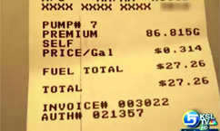 Woman Buys Gas for 31 Cents per Gallon