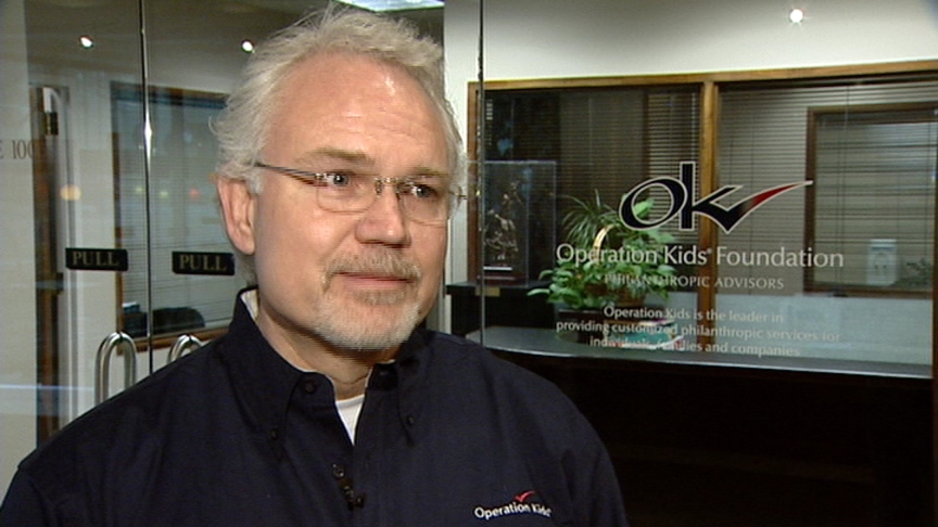 Rich Larsen, president and CEO of Operation Kids, says the foundation donated $250,000 to the operation.