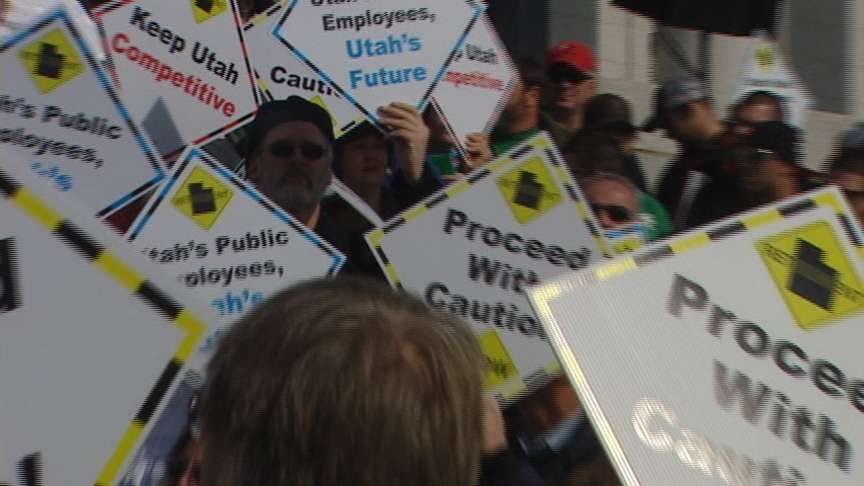 Those opposed to proposed bills that would change Utah's retirement system want the Legislature to carefully consider the process.