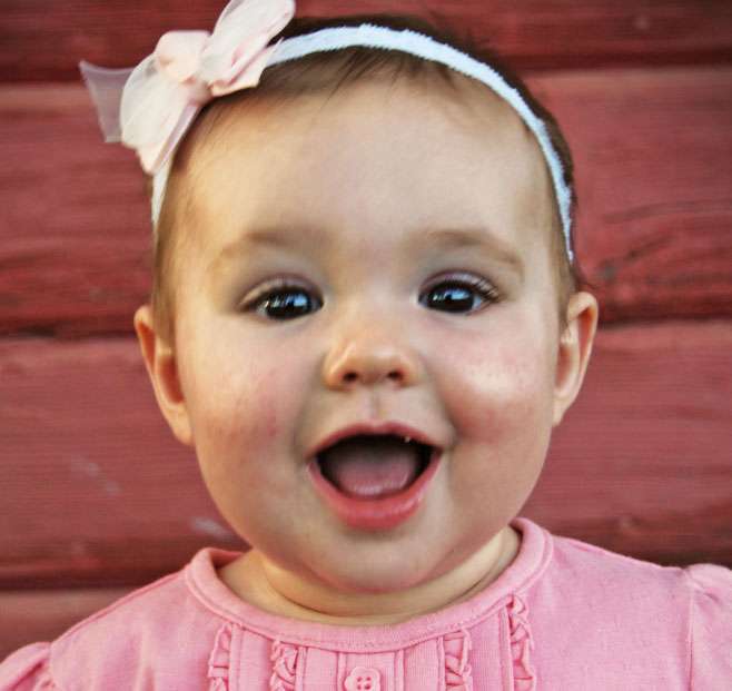 15-month-old Rachel Toone