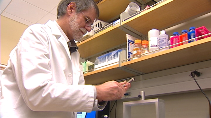 Dr. Tim Doyle left ATK Thiokol about two years ago and joined Utah State University. That's when he came up with his cancer-detecting theory.