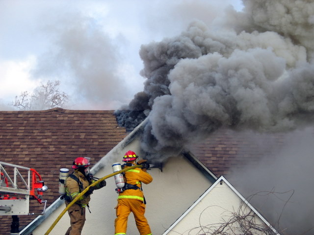Firefighters battle house fire in Springville
