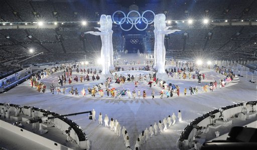 Aboriginal people of Canada perform during the opening ceremony for the Vancouver 2010 Olympics in Vancouver, British Columbia, Friday, Feb. 12, 2010. While the Canadian city's hopes of hosting the 2030 Winter Games may be dashed due to the cost to taxpayers, backers of Salt Lake City's Olympic bid are confident that's not going to be an issue for them. 