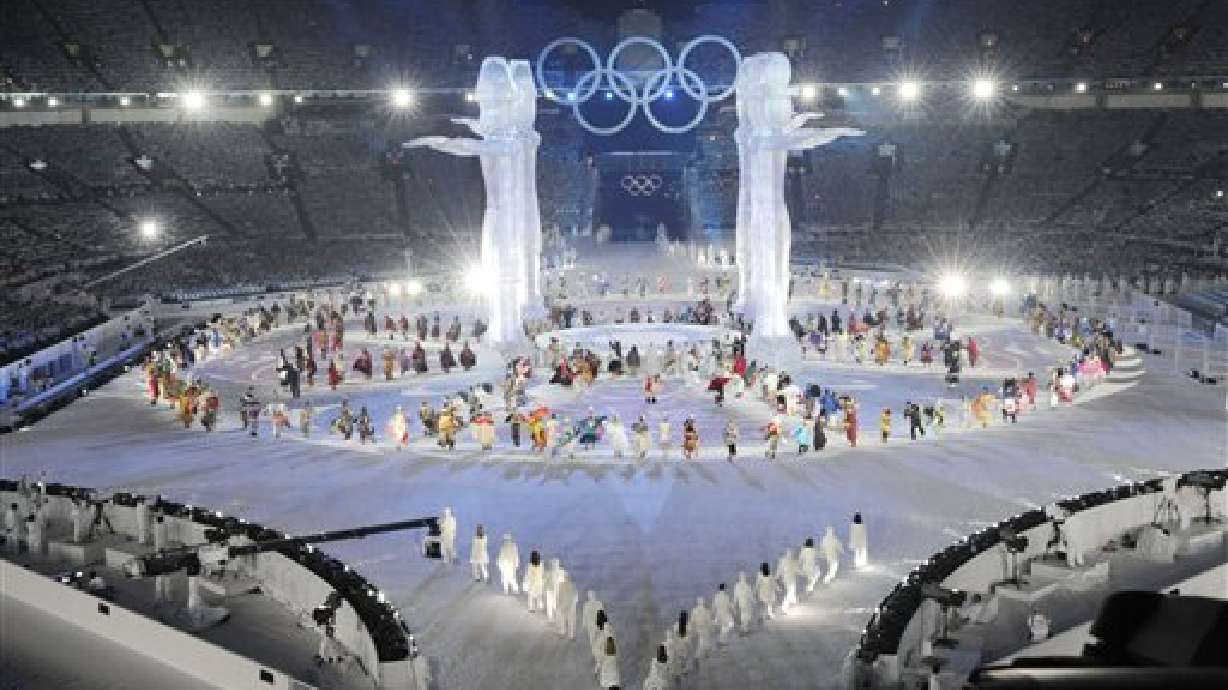 Aboriginal people of Canada perform during the opening ceremony for the Vancouver 2010 Olympics in Vancouver, British Columbia, Friday, Feb. 12, 2010. While the Canadian city's hopes of hosting the 2030 Winter Games may be dashed due to the cost to taxpayers, backers of Salt Lake City's Olympic bid are confident that's not going to be an issue for them.