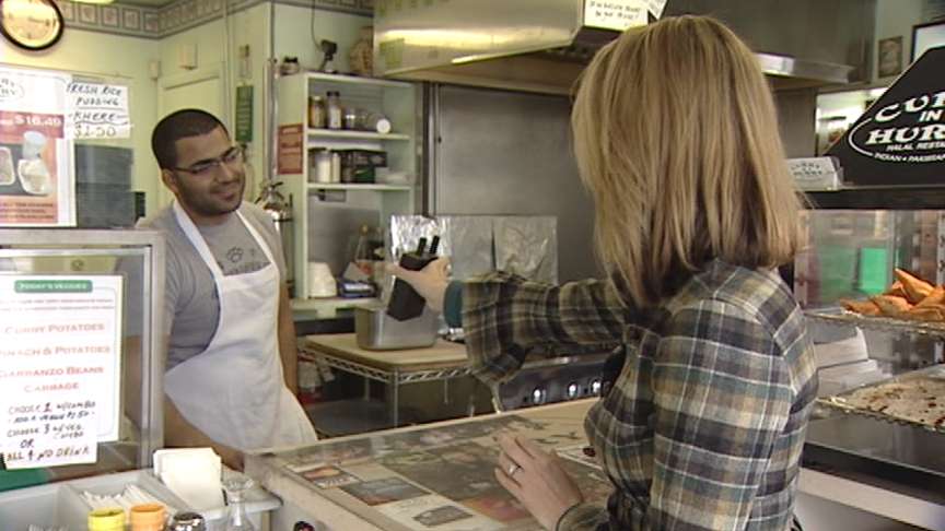 KSL's Lori Prichard and restaurant owner Yaser Nisar