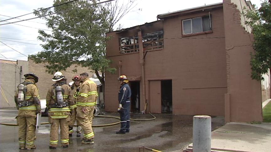 Fire Displaces 13 People 