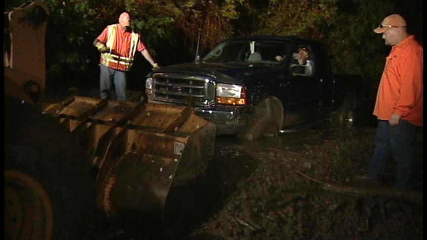 Fishermen Escape Mudslides in American Fork